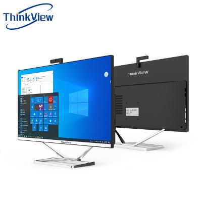 China Touch Screen Flat 21.5 Inch I3 / I5 / I7 All In One Computer DVD aio PC With vesa for sale