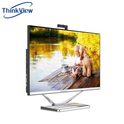 China Frameless Touch Screen 21.5 Inch All In One PC Intel i3 i5 i7 Desktop Computer For Office for sale