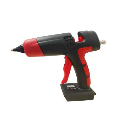 China Unrated Digital Display Wireless Temperature Adjustable Lithium Battery Melt Glue Gun Household DIY Hot Tool for sale