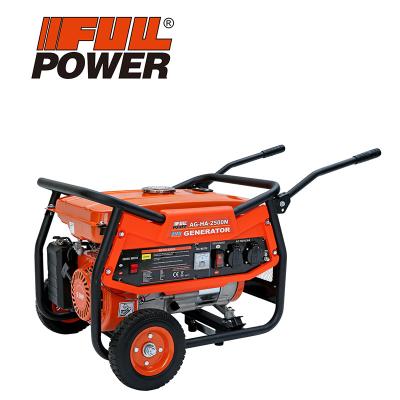 China NEW ANLU design with portable wheel (3 phase, DC optional) AG-HA-2500N (B) gasoline generator for sale