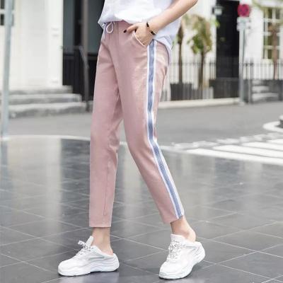 China Anti-pilling Sweatpants Women 2022 New Student Loose Straight Slim Soft Thin Pants Cultivated Trousers Harun Casual Pants for sale