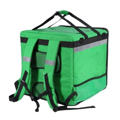 China Waterproof Big waterproof Thermal motorcycle insulated grocery bag pizza thermo bag food delivery bag for sale