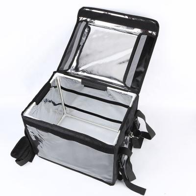 China Waterproof 1PCS MOQ 48L hot cold waterproof insulated food delivery bag for sale