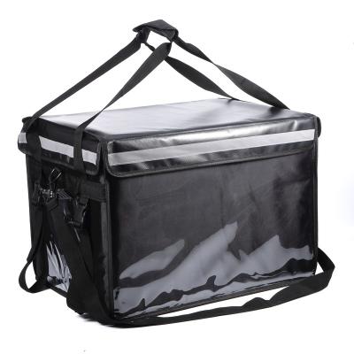 China Low MOQ Custom Waterproof Durable Bag Cooler Bike 80L Food Delivery Bag Waterproof With Compartment for sale