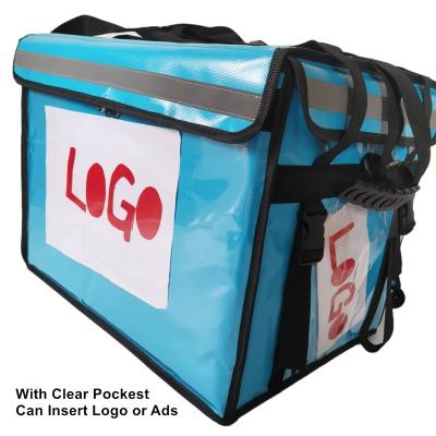 China Waterproof 62L Insulated Food Delivery Bag Cooler Bag Waterproof Durable With Comparment for sale