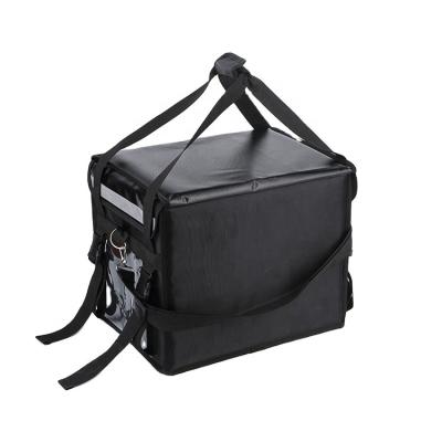 China Large Low MOQ 62L Waterproof Shoulder And Hand Carry Insulated Food Delivery Bag for sale