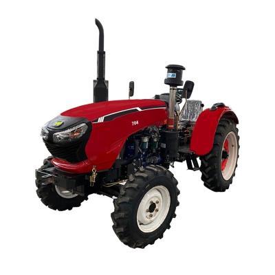 China Building Material Stores Farm Stabilization Small Garden Machine New 70 Hp Mini Four-wheel Drive Tractor Te koop