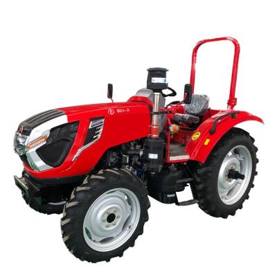 China Building Material Shops Newest Design 4*4 Hydraulic 90 Hp Agriculture Tractor Small Compact Garden Tractor for sale