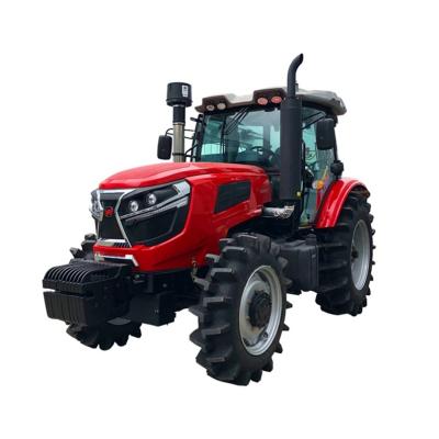 China Building Material Shops 2021 Factory Supply 4x4 Drive Wheeled Mini Farm Tractor For Agriculture zu verkaufen