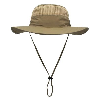 China Outdoor Sun Bucket Hat New Design Sunshade Fishing Safari Hats for sale