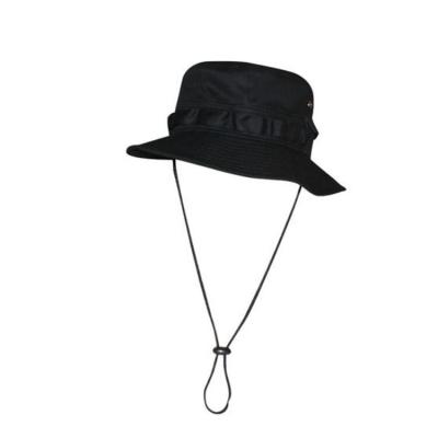 China Low MOQ OEM / ODM Empty Single Sunshade Bucket Hat Cap With String for sale