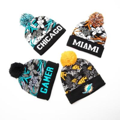 China JOINT Top Fashion Embroidered Beanies Hats Cap With Custom Logo for sale