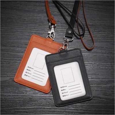 China Hot Style Customized Business ID Card Leather Business Card Holder for sale