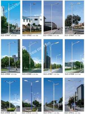 China 6Meters Octagonal street light poles SS400 Q235 steel HDG LED street lighting pole factory supplier for sale