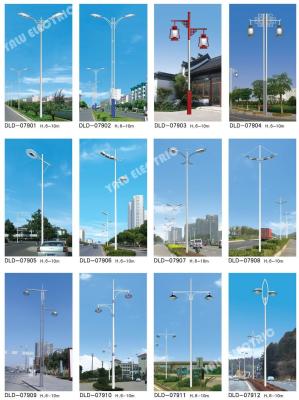 China 4m 6m 8m 10m galvanized steel hexagon poles and galvanized octagonal street light poles with CE ROHS for sale