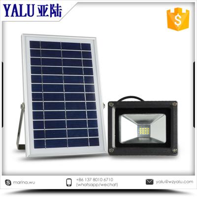 China N500A hot new design waterproof sunshine powered 6V*6W solar flood light 12 leds for sale