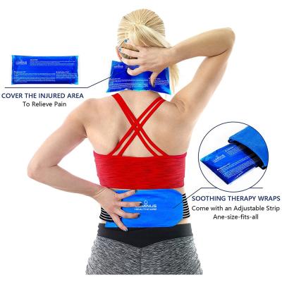 China Body Health Care Reusable Hot Cold Therapy Wrap First Aid Gel Ice Pack For Injuries for sale