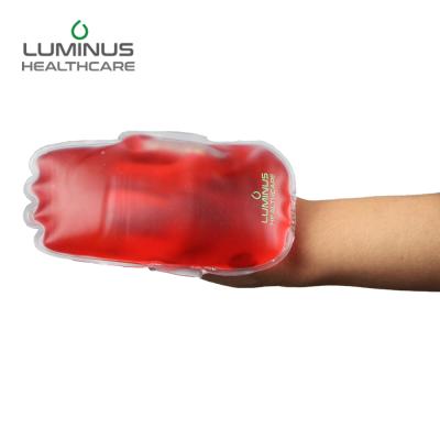 China Body Health Care Reusable Hand Shape Click Heat Pack Hand Warmer Wrap for sale