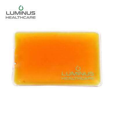 China Body Health Care Small Size Reusable Soft Orange Gel Hot Cold Pack For Health Care for sale