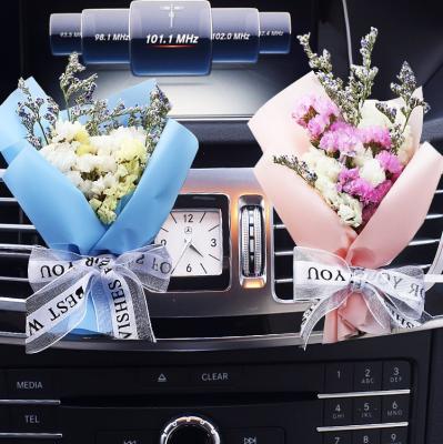 China Restaurant Hotel Home Decoration Dried Flowers Car Air Freshener Bouquet Car Air Vent Clip Perfume Clip Auto Accessories Creative Interior Fragrance for sale