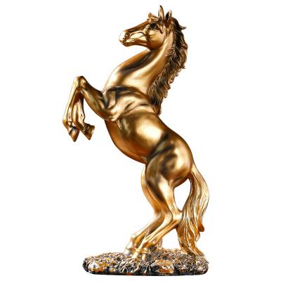 China Art Deco Hot Animal Horse Resin Crafts Statue For Home Furnishing Living Office Decor Accessories for sale