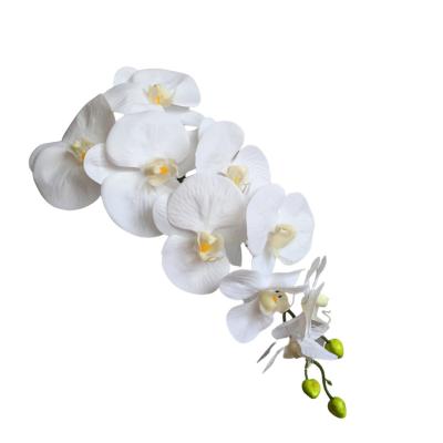 China Wholesale Cheap Bulk Home Wedding Artificial Flowers Real Touch Plastic+silk Fabric Decoration PU Orchids for sale