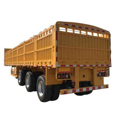 China Hot Selling Truck Trailer Animal Hauling Barrier Semi Trailer Barrier Cargo Truck Trailer With Low Price for sale