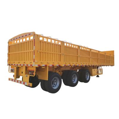 China New Low Price Barrier Truck Trailer General Cargo Trailer Cargo Hauling Barrier Semi Trailer for sale