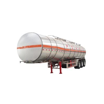 China Truck Trailer 3 Axle 50000 Liters 60 Cubic Meters Oil Tanker Fuel Tank Semi Trailer For Diesel / Gasoline Oil Transport for sale