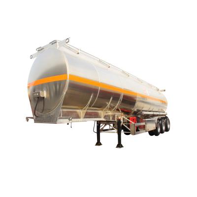 China Truck Tri Axles 4 Axles Gasoline Oil Tank Trailer Fuel Tanker Trailer 30000 Semi 60000 Liters Aluminum Gasoline Transport For Sale for sale