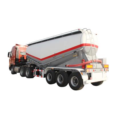 China Cement powder trailer truck heavy duty storage tank tanker truck bulk cement powder semi trailer with best price for sale