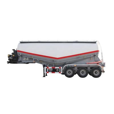 China Dry Truck Trailer MOLEXI 3 Axle Cement Tank Trailer Fly Ash Silo Trailers With Diesel Engine Trailer for sale