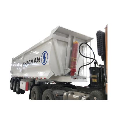 China 3 Ton Side Tipper Rear Dumper Trailer 3 Axles 50 Ton Trailer MOLEXI 40 Semi Dump Truck Tires Truck Trailer Beds for sale