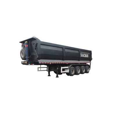 China Popular Tractor Rear Dump Tipper Truck Dump Semi Trailer 35 Cubic Meters Truck Trailer MOLEXI for sale