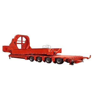 China 60m-80m Wind Blade Lifter Adapter Wind Turbines Turbine Blade Haul Semi Trailer For Sale for sale