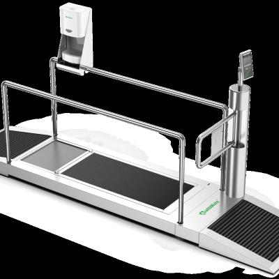 China Non-contact Body Temperature Detecting SLEMON SHTA1808 Hygiene Entrance Management System Hygiene Station / Shoe Cleaning Station for sale