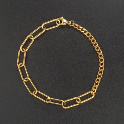 China Wholesale Trendy Fashion 2 Types Chains Gold Plated Stainless Steel Designs Anklets Womens Foot Jewelry for sale