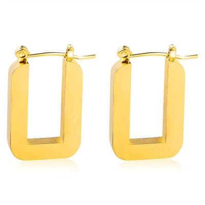 China Marlary FASHIONABLE Charm Korean Elegant Square Earrings Shape Jewelry For Young Girls Fancy Earring Designs for sale