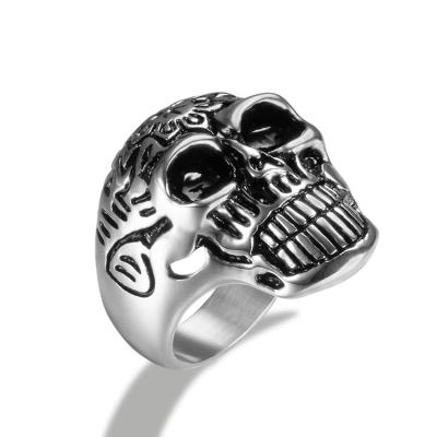 China Ring Marlary Special Offer Stainless Steel Rings For Men Skull Key Rings for sale