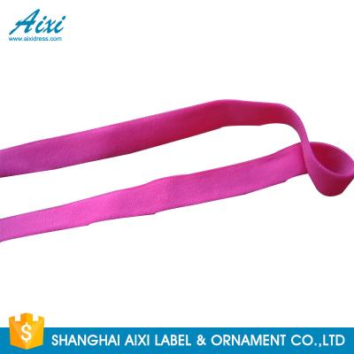 China Elastic Webbing Straps Elastic Binding Tape Fold - Over Elastic Tape for sale