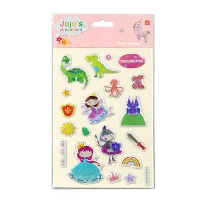 China Cute Cartoon Sticker Cartoon Stickers Foam Puffy Custom 3d Stickers For Kids for sale