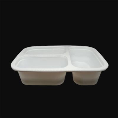 China High Fence EVOH PP Designer Multilayer Multilayer Food Serving Packing 3 Shower Cubicle Plastic Rolling Serving Tray for sale