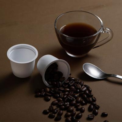 China Disposable 62ml/2.06oz pp material white biodegradable plastic coffee cup for espresso coffee for sale