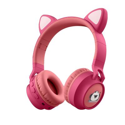 China Headband Cat Ear BT High Fidelity Stereo Wireless Headphones Gamer Headset 7 Colors LED Flashing Glowing Handsfree Light for sale