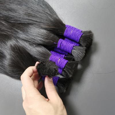 China Straight Human Hair Virgin Hair From Brazil Vietnam Free Ship Bulk Brazilian Hair Extensions 10a Grade Cabelo Humano for sale