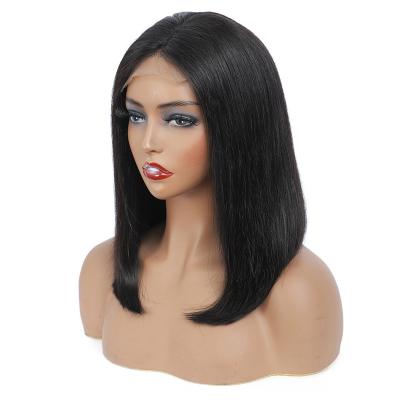 China High Quality Silky Straight Wave Ghrehair Wholesale 4x4 Bob Lace Front Wigs Hair Suppliers In Raw Hair Lace Wig Cuticle Aligned Hair Vendor for sale