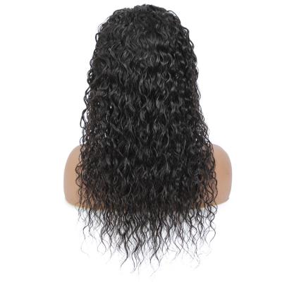 China Ghrehair 11A 10-30 Inch Brazilian Water Wave 100% Virgin Hair Silky Straight HD Lace Frontal Wig Peruvian Waterwave Wig Human for sale