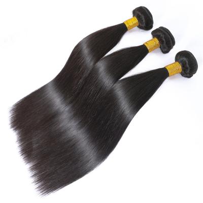 China Ghrehair Factory Wholesale High Quality Soft Straight Aligned Virgin Hair Bundles With Closure For Black Women for sale