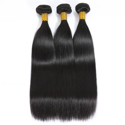 China Factory Price Soft Hot Selling Brazilian Straight Hair Lace Closure With 3 Bundles Hair Bundles Virgin Hair With Lace Closure for sale