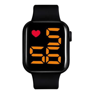 China 2021 Factory direct sales automatic date LED display waterproof smart watch hot sale electronic outdoor sports children's sil Y1 for sale